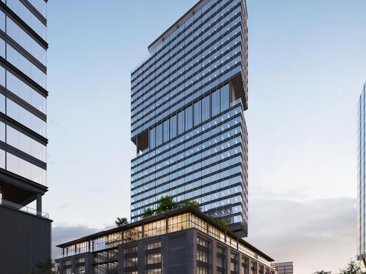 Updated design revealed for 330 N. Green | Urbanize Chicago